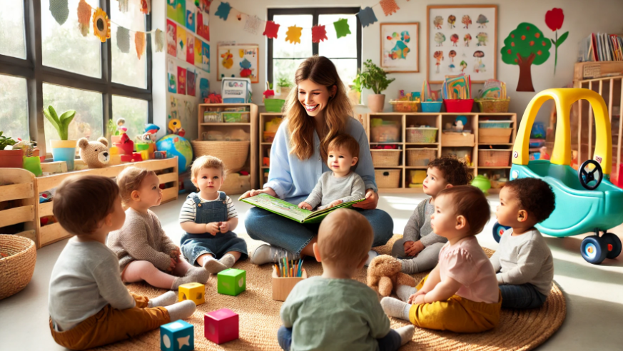 an infant/toddler teacher shaping early development